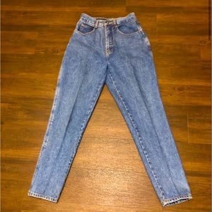 Vintage PIERRE CARDIN Womens  Denim High Waisted Mom Jeans Blue Rise